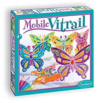 Mobile Vitrail Papillons