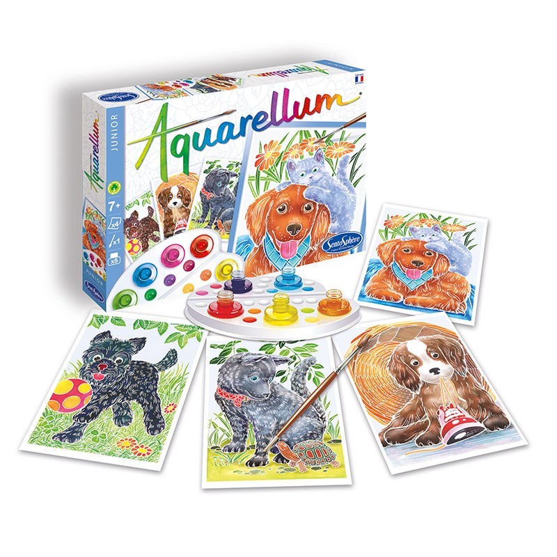 Aquarellum Junior Dinosaures - Sentosphère - Loisir Créatif Boutique  Tropfastoche.com