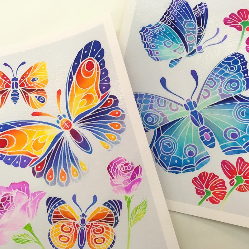 Aquarellum Junior  Papillons & Fleurs