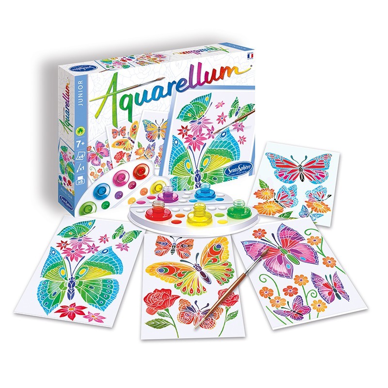 Aquarellum Junior  Papillons & Fleurs