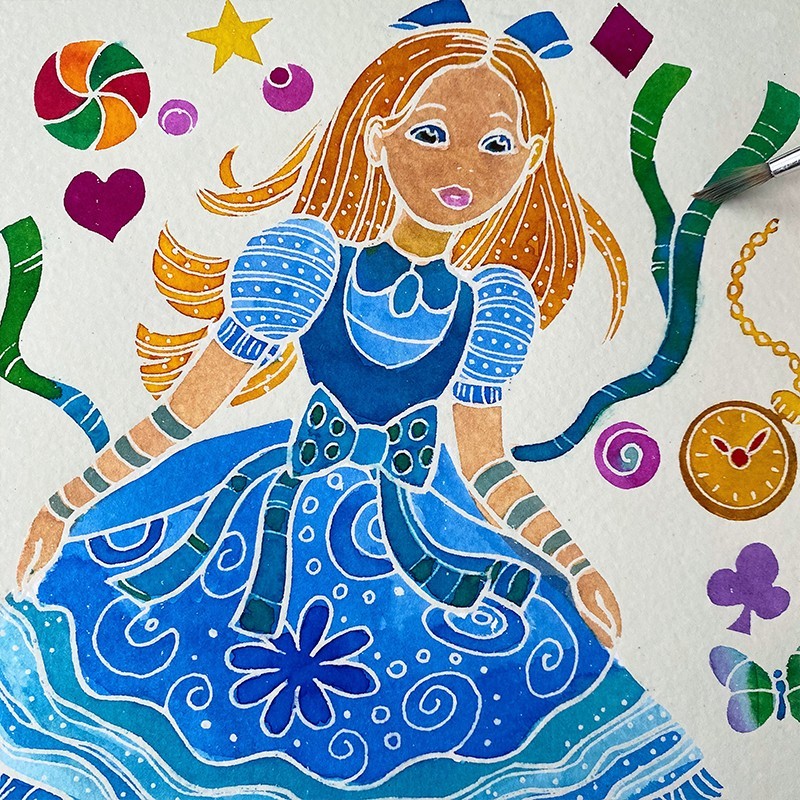 Aquarellum Junior Alice au pays des merveilles Aquarellum Junior Alice au pays des merveilles