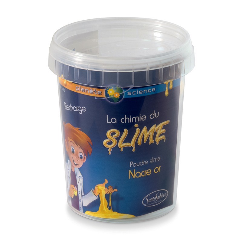 Recharge Slime Nacre or - Laboratoire Ludique & Scientifique