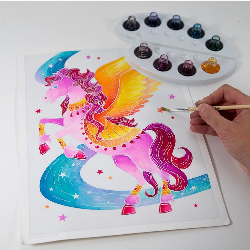 Sentosphere Colorizzy Paint By Number Kit- Unicorns 