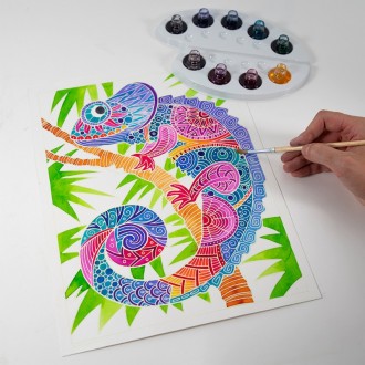 Aquarellum Zentangles