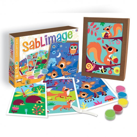 Coffret Sablimage Princesses - SENTOSPHERE - 4 tableaux - Loisir créatif  enfant 4 ans Fille - Sable coloré - Cdiscount Jeux - Jouets