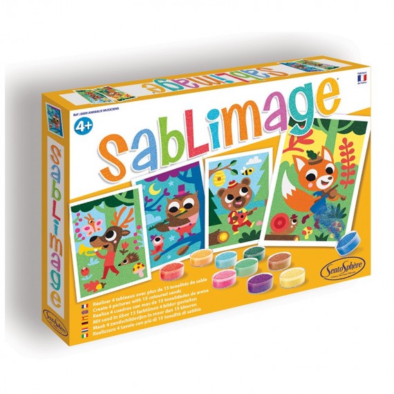 Sablimage Recharge de 4 planches vierges - Dessin, coloriage et peinture -  Jeux créatifs - Enfants, jouets et jeux