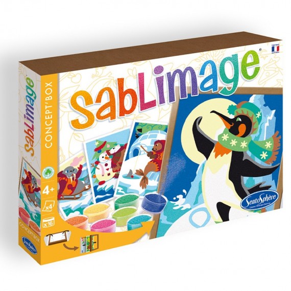 SALIMAGE - VALISETTE - 22 POTS DE SABLE : : Jeux et Jouets