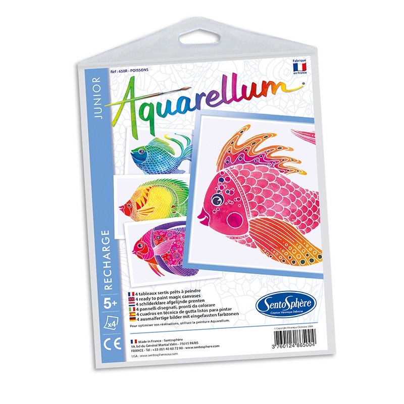 Recharge Aquarellum Junior Poissons