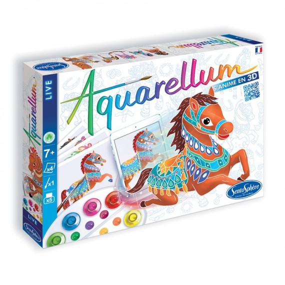 Sentosphere Aquarellum Paint Set-Horses