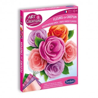Art & Créations Fleurs en Crépon - Roses