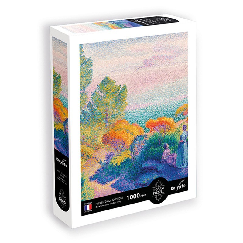 PUZZLE Deux femmes au bord du rivage - Henri-Edmond Cross PUZZLE Deux femmes au bord du rivage - Henri-Edmond Cross