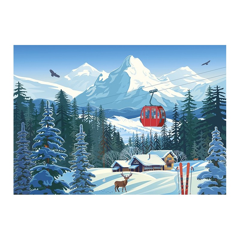 PUZZLE Village de montagne - Studio Sentosphère PUZZLE Village de montagne - Studio Sentosphère