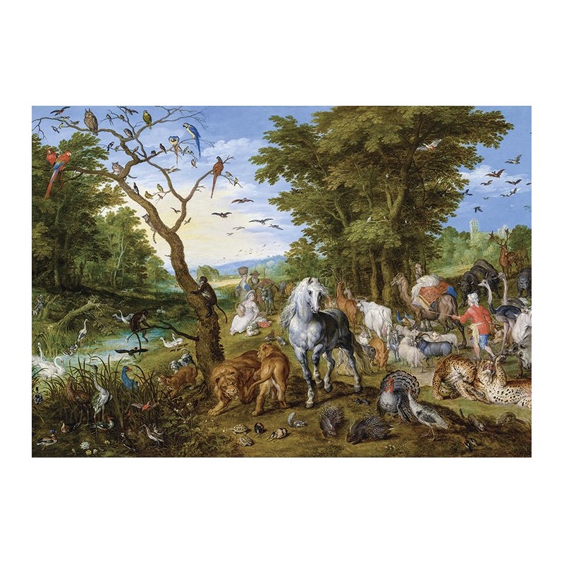 PUZZLE Entrée des animaux dans l'Arche de Noé -Jan Brueghel l'Ancien