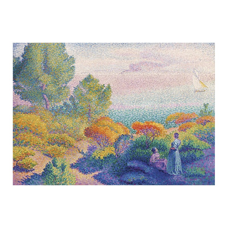 PUZZLE Deux femmes au bord du rivage - Henri-Edmond Cross