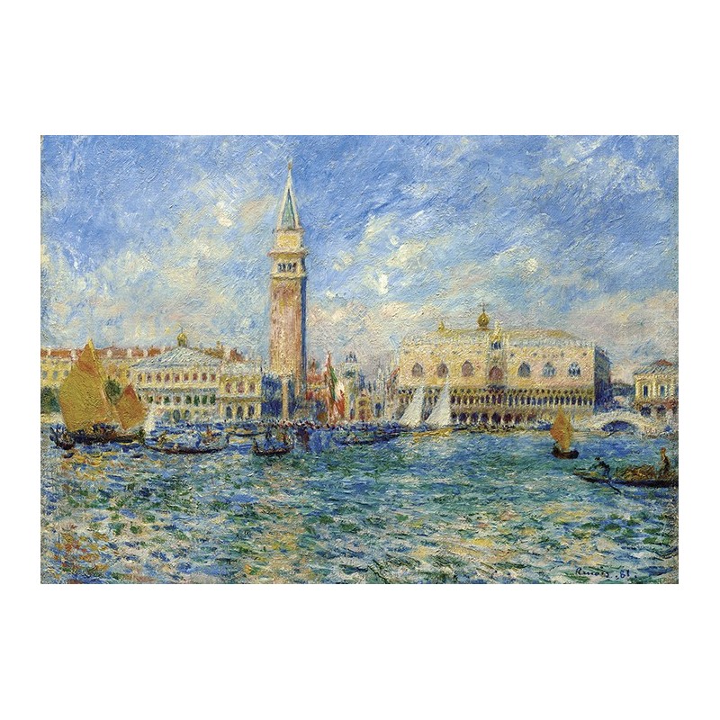 PUZZLE Vue de Venise (Le Palais des Doges) - Pierre-Auguste Renoir