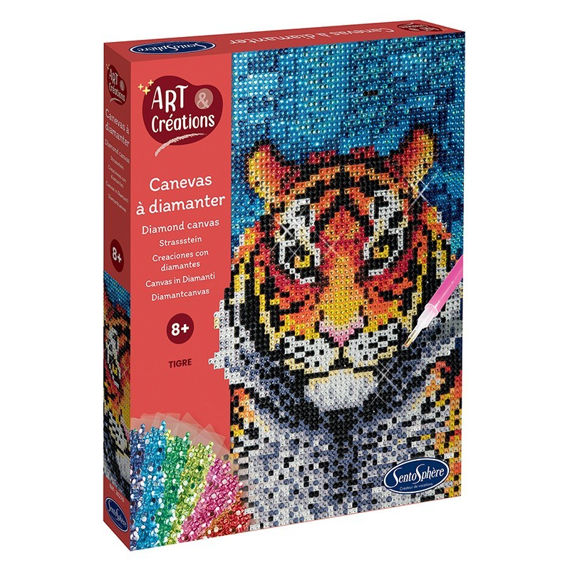 Diamond canvas - Tiger