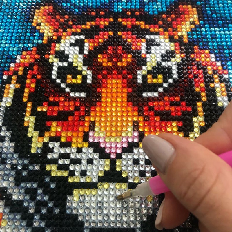 Diamond canvas - Tiger