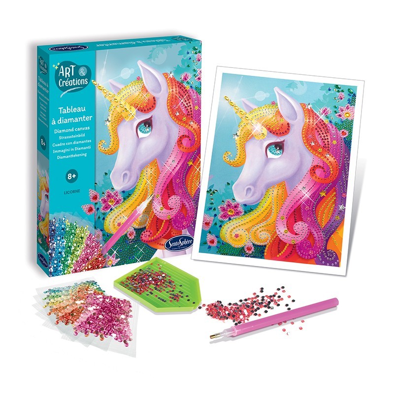 Tableau à Diamanter - Licorne Tableau à Diamanter - Licorne