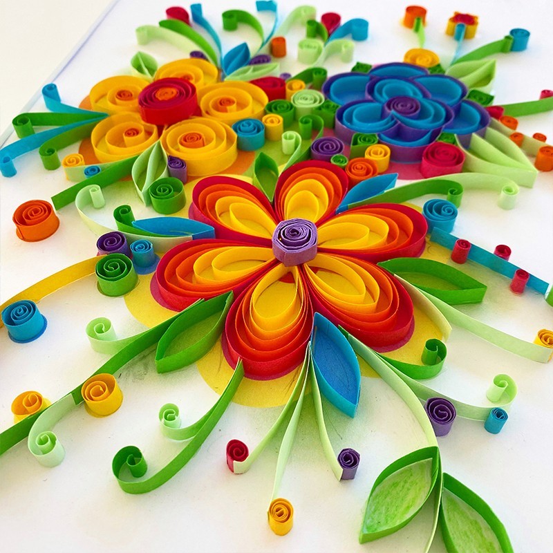 Quilling Art - Au Coeur des Fleurs Quilling Art - Au Coeur des Fleurs