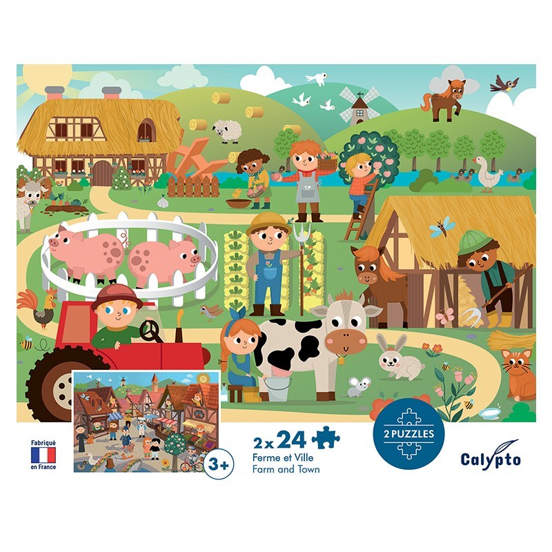 Vilac - Les jeux des tout petits à la ferme - à partir de 2 ans