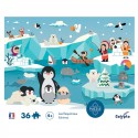 Puzzle 36 pièces - Les Esquimaux