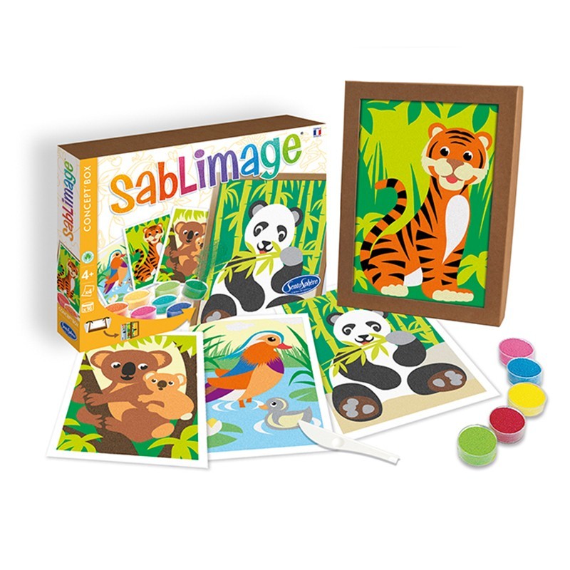 Sablimage - Concept'Box - Animaux en Danger - Activité Manuelle