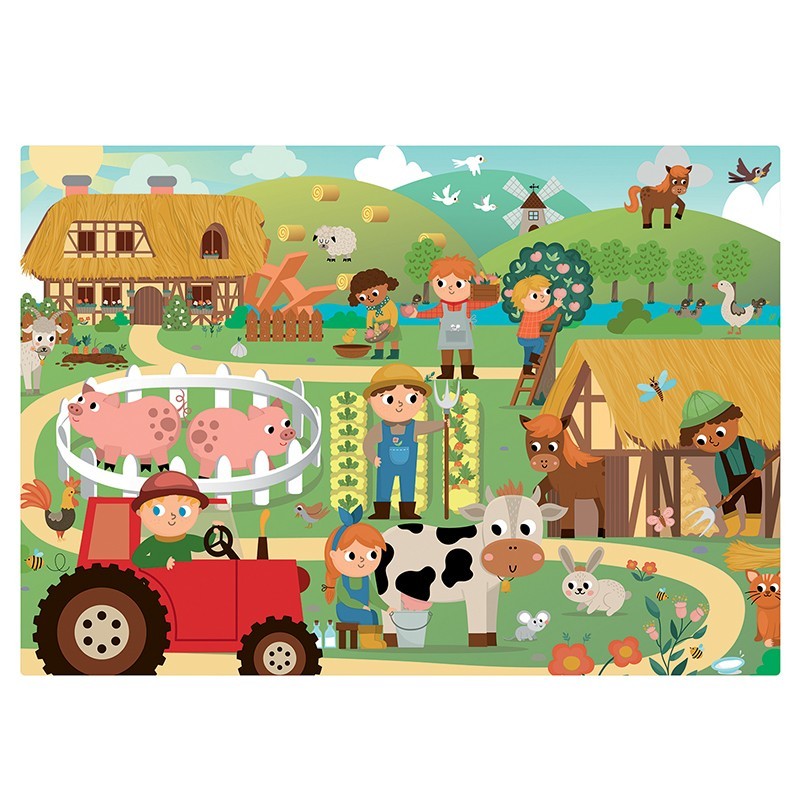 Puzzle Ferme et Ville