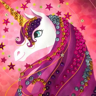 Sequin art Unicorn