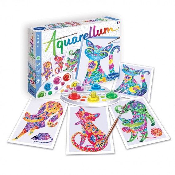 Aquarellum junior licornes, activites creatives et manuelles