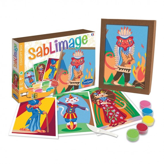 Tableau sable Sablimage Petites filles