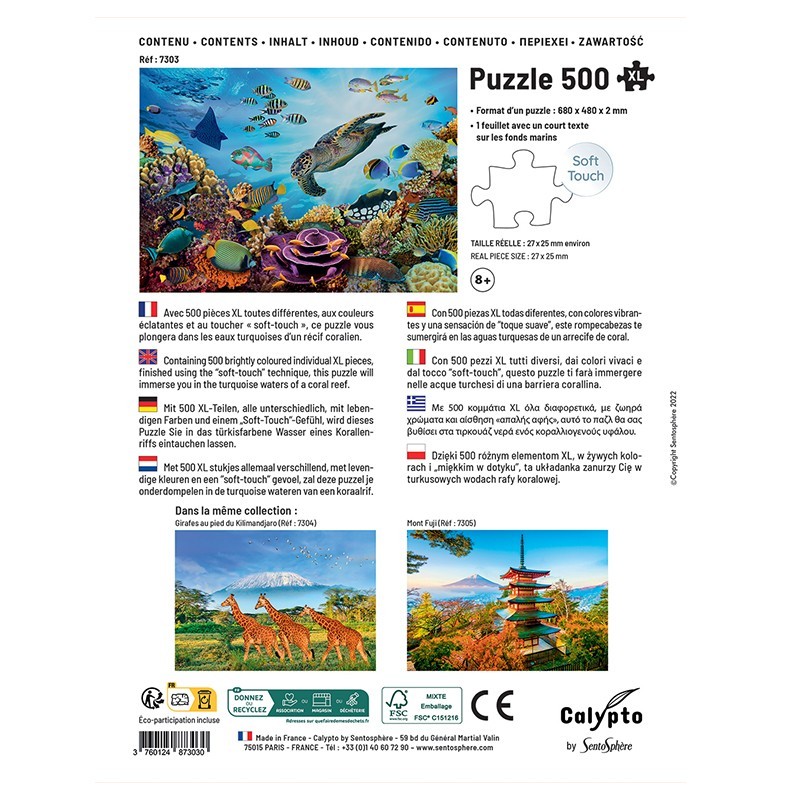 Ravensburger - 2 x Puzzle 500 pièces - Le monde …