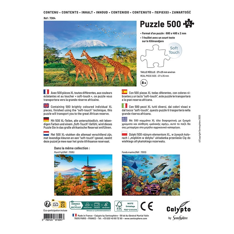 PUZZLE 500 pièces XL - Girafes