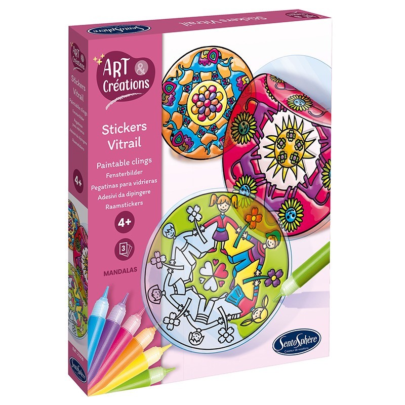 Stickers Vitrail - Mandalas