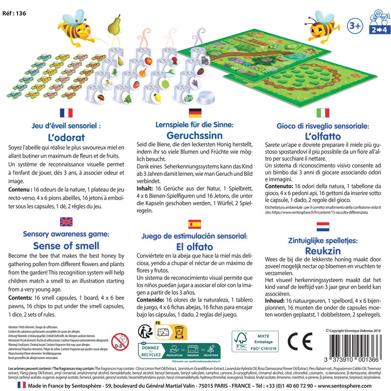 SENTOSPHERE 134 JEU SENSORIEL LE GOUT