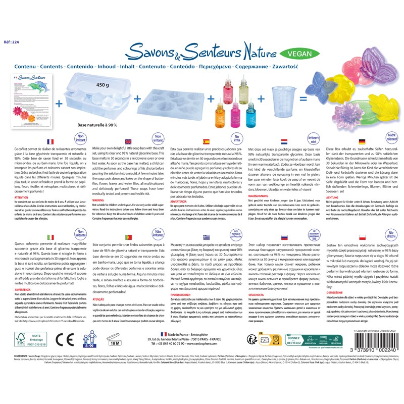 Kit Créatif Savons et Senteurs - Loisir créatif Sentosphère