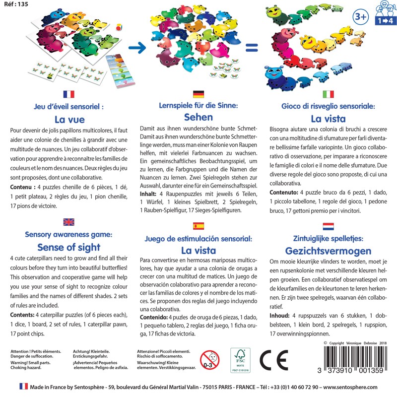 Jeu Sensoriel Le Goût Méthode Montessori Sentosphère