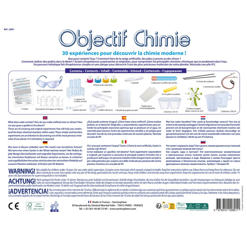 Coffret Objectif Chimie Sentosphere - Game Side Story