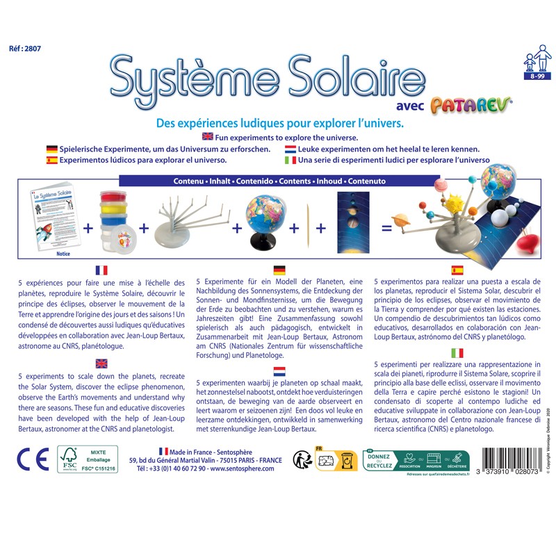 Le système solaire - Jeux et jouets Sentosphère - Avenue des Jeux