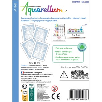 Aquarellum Mini Licornes