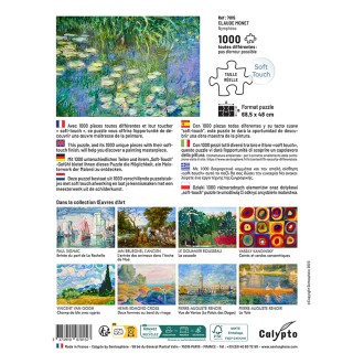 PUZZLE 1000 pièces - Nymphéas - Claude Monet
