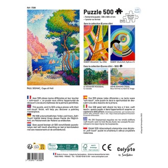 PUZZLE 500 P - Italie, Lac de Côme