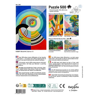 PUZZLE 500 pièces - Rythme n°3, Robert Delaunay