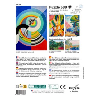 PUZZLE 500 P - Rythme n°3 Robert Delaunay