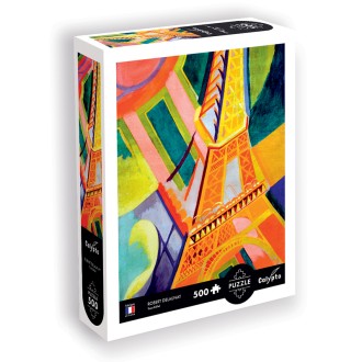 PUZZLE 500 Pièces -  Tour Eiffel, Robert Delaunay