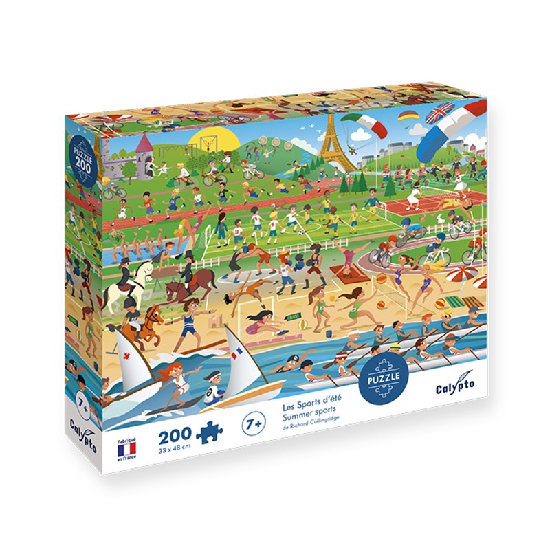 PUZZLE 200 pièces Les Sports d'Eté