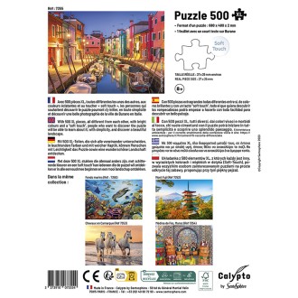 PUZZLE 500 pièces XL - Burano - Italie