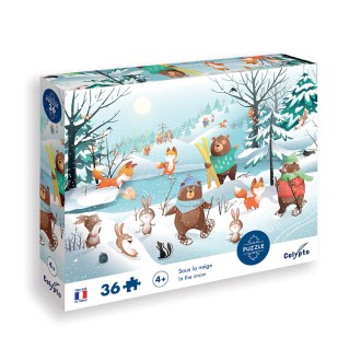Puzzle 36 pièces - Sous la Neige