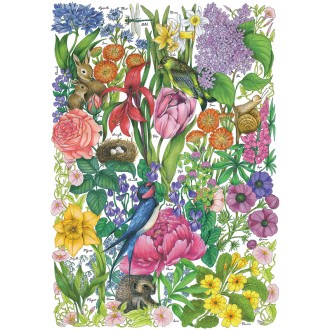 PUZZLE 500 pièces - Les Fleurs de Printemps