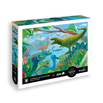 PUZZLE 200 pièces Le Paradis des Dinosaures