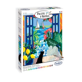 PALETTE D'ARTISTE - Le Chat à la Fenêtre